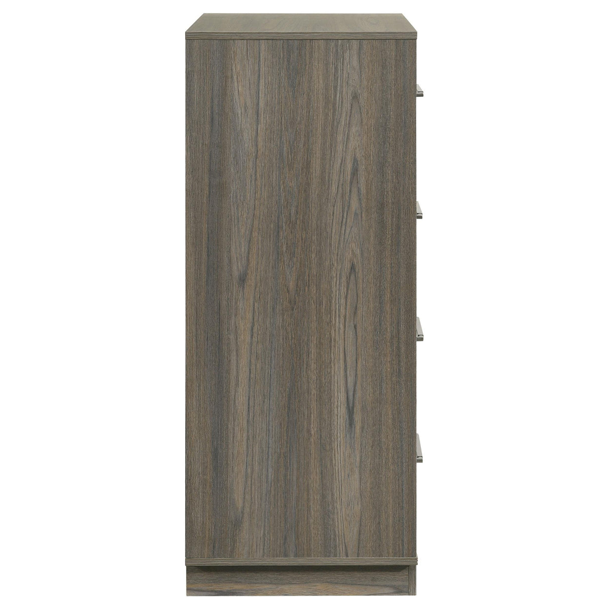 Fenwick 4-drawer Chest of Drawers Grey Oak by Coaster at Eve Furniture
