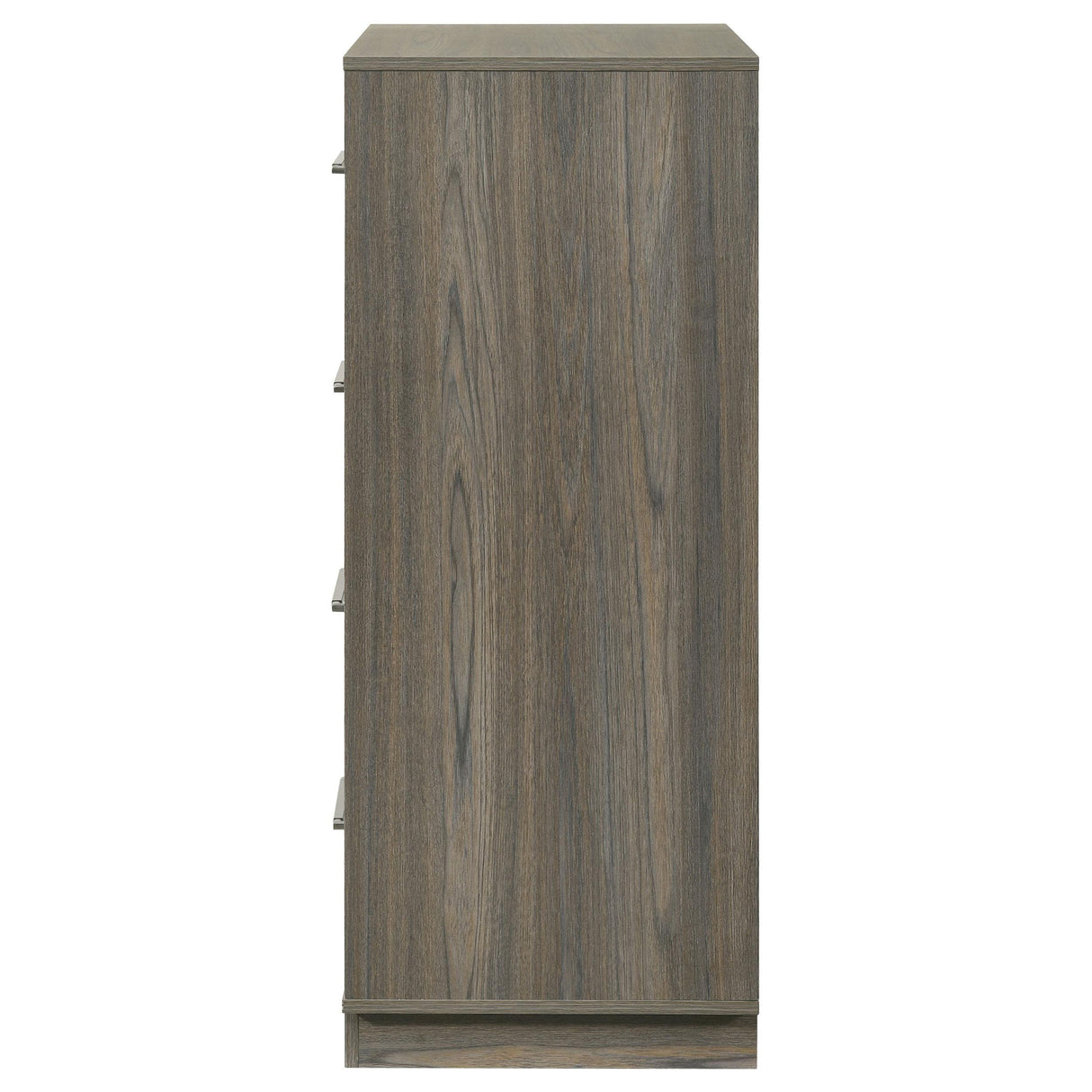 Fenwick 4-drawer Chest of Drawers Grey Oak by Coaster at Eve Furniture