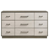 Fenwick 9-drawer Dresser Grey Oak