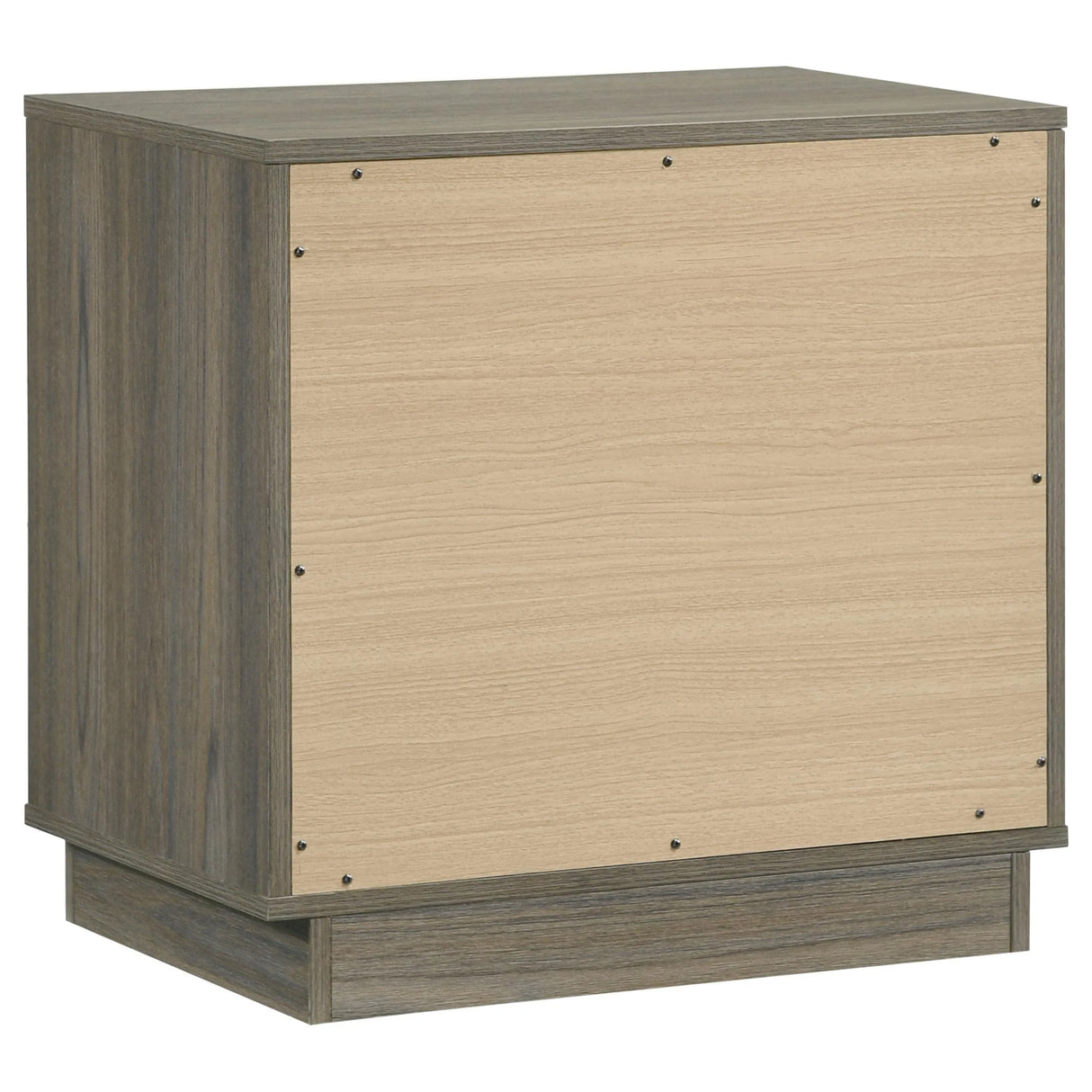 Fenwick Grey Oak 2-drawer Nightstand Bedside Table by Coaster at Eve Furniture