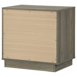 Fenwick Grey Oak 2-drawer Nightstand Bedside Table by Coaster at Eve Furniture