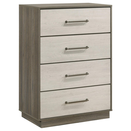 Fenwick Grey Oak 5-Piece Queen Bedroom Set by Coaster at Eve Furniture