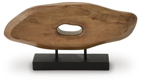 Ferminton Light Brown Sculpture by Ashley at Eve Furniture