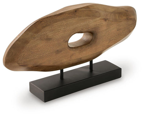 Ferminton Light Brown Sculpture by Ashley at Eve Furniture