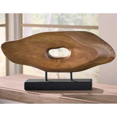 Ferminton Light Brown Sculpture by Ashley at Eve Furniture
