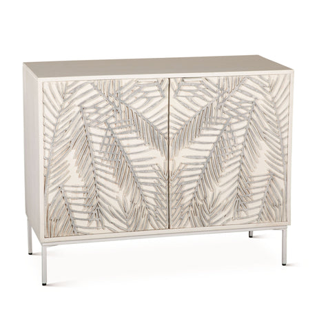 Fern 38" Cabinet with Two Doors in Coastal White by Home Trends & Design at Eve Furniture