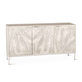 Fern 57" Sideboard with Three Doors in Coastal White by Home Trends & Design at Eve Furniture