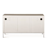 Fern 57" Sideboard with Three Doors in Coastal White by Home Trends & Design at Eve Furniture