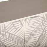 Fern 57" Sideboard with Three Doors in Coastal White by Home Trends & Design at Eve Furniture