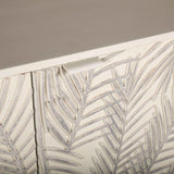 Fern 57" Sideboard with Three Doors in Coastal White by Home Trends & Design at Eve Furniture