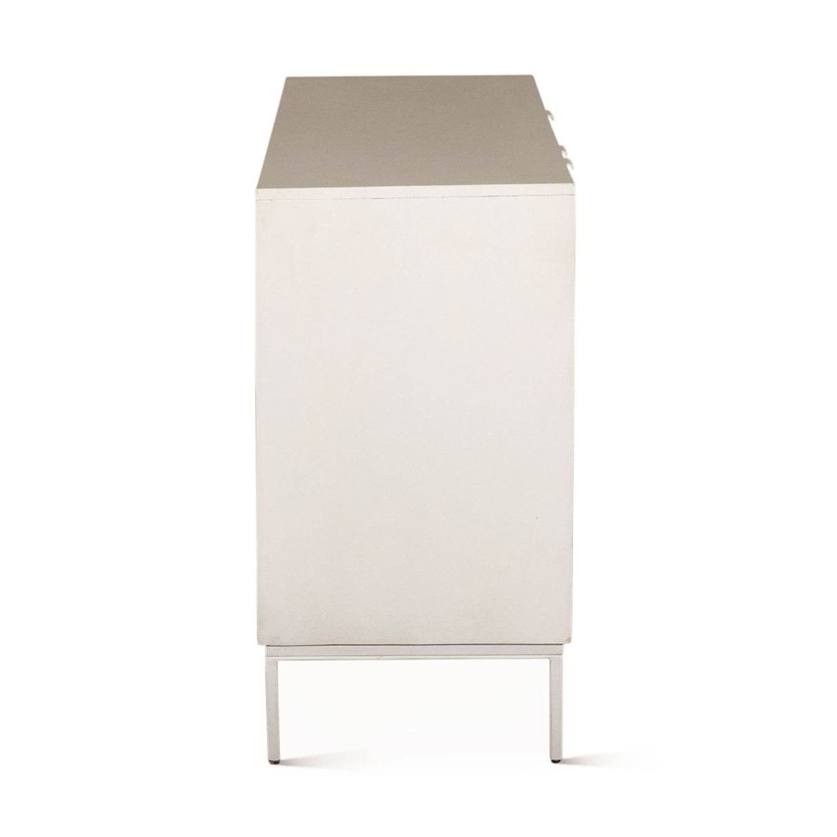Fern 57" Sideboard with Three Doors in Coastal White by Home Trends & Design at Eve Furniture