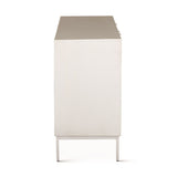 Fern 57" Sideboard with Three Doors in Coastal White by Home Trends & Design at Eve Furniture