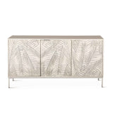 Fern 57" Sideboard with Three Doors in Coastal White by Home Trends & Design at Eve Furniture