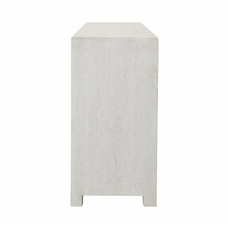 Fern 70" Sideboard in Distressed White by Home Trends & Design at Eve Furniture