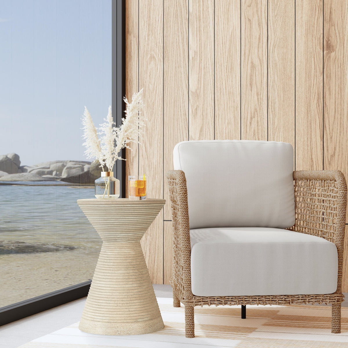 Fern Outdoor Accent Table by Classic Home at Eve Furniture