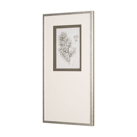 Fern Study IV (Capillus Veneris) Mercana Studio Hand Embelished Framed Art Print Matted under Glass by Mercana at Eve Furniture
