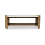 Fern White/Brown Coffee Table by Moe's Home at Eve Furniture