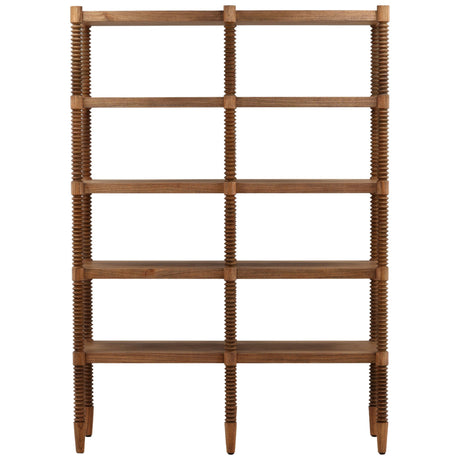 Fernandez Bookcase, Brown by Dovetail at Eve Furniture