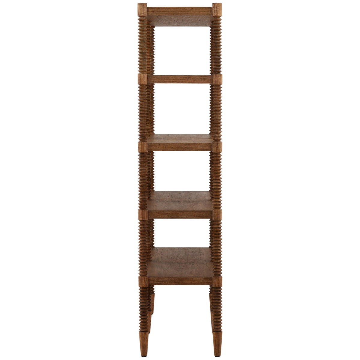 Fernandez Bookcase, Brown by Dovetail at Eve Furniture