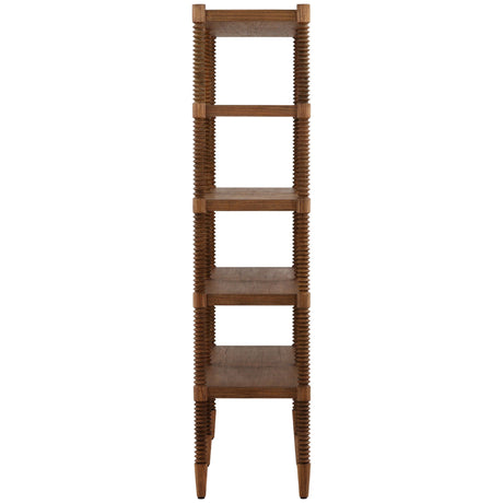 Fernandez Bookcase, Brown by Dovetail at Eve Furniture