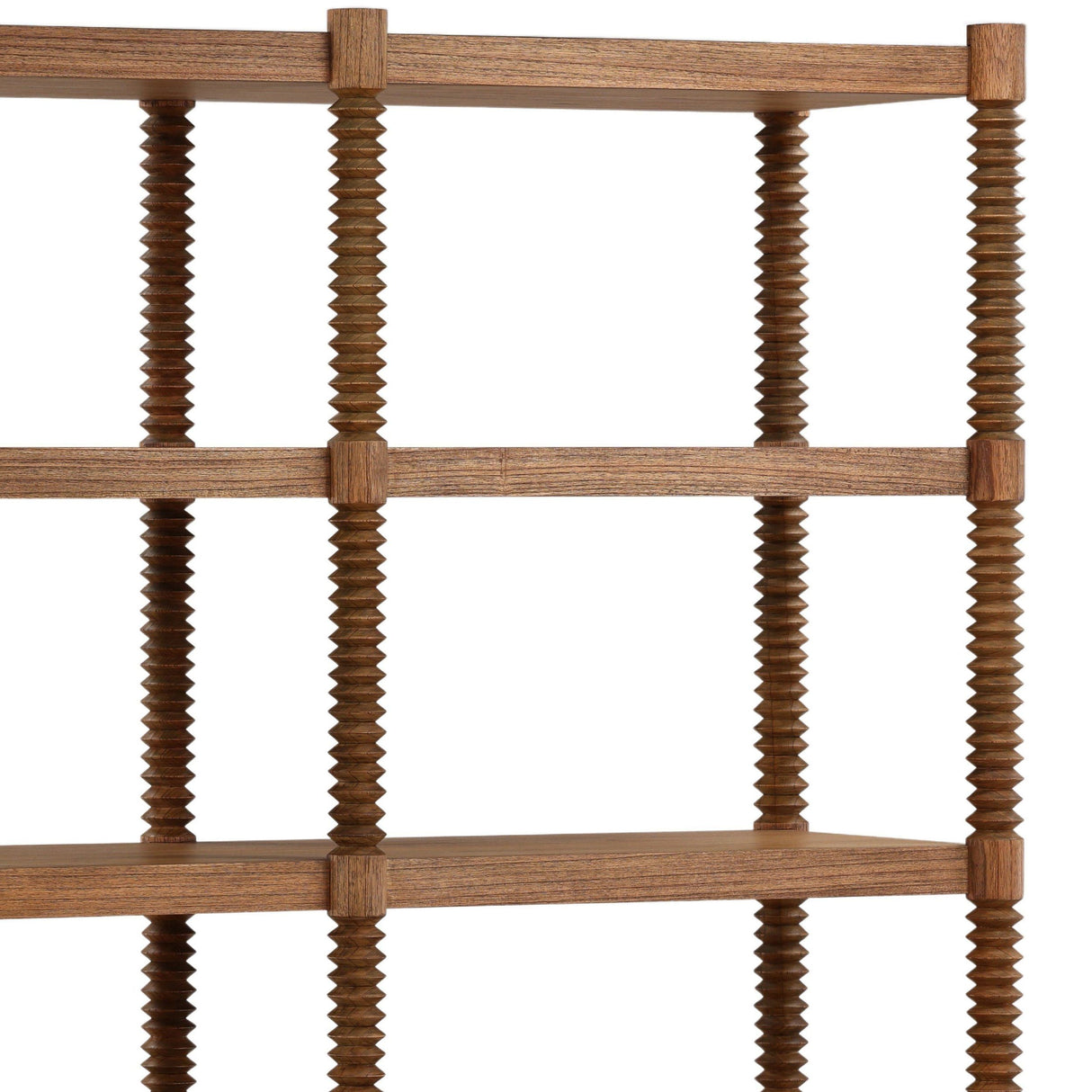 Fernandez Bookcase, Brown by Dovetail at Eve Furniture