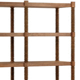 Fernandez Bookcase, Brown by Dovetail at Eve Furniture