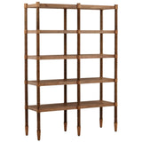 Fernandez Bookcase, Brown by Dovetail at Eve Furniture