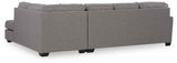 Ferne-Pike Charcoal 2-Piece Sectional with RAF Chaise by Ashley at Eve Furniture