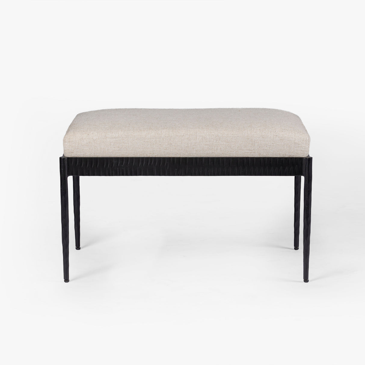 Ferra Hammered Ottoman by Co.House Designs at Eve Furniture
