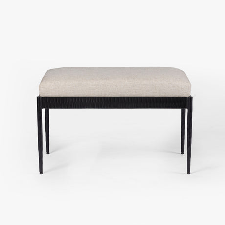 Ferra Hammered Ottoman by Co.House Designs at Eve Furniture