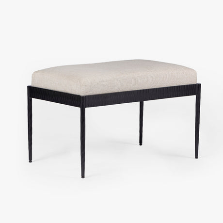 Ferra Hammered Ottoman by Co.House Designs at Eve Furniture
