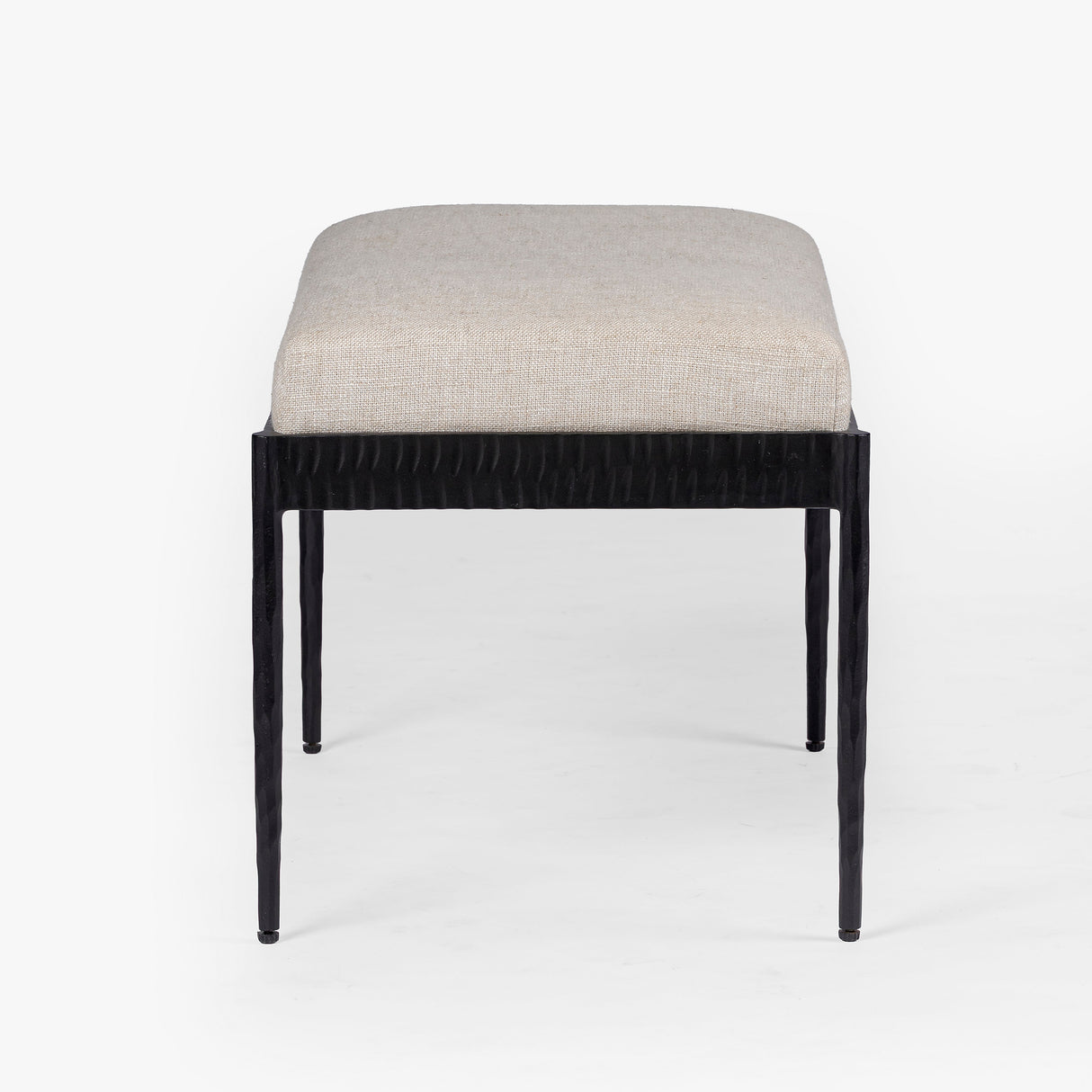 Ferra Hammered Ottoman by Co.House Designs at Eve Furniture