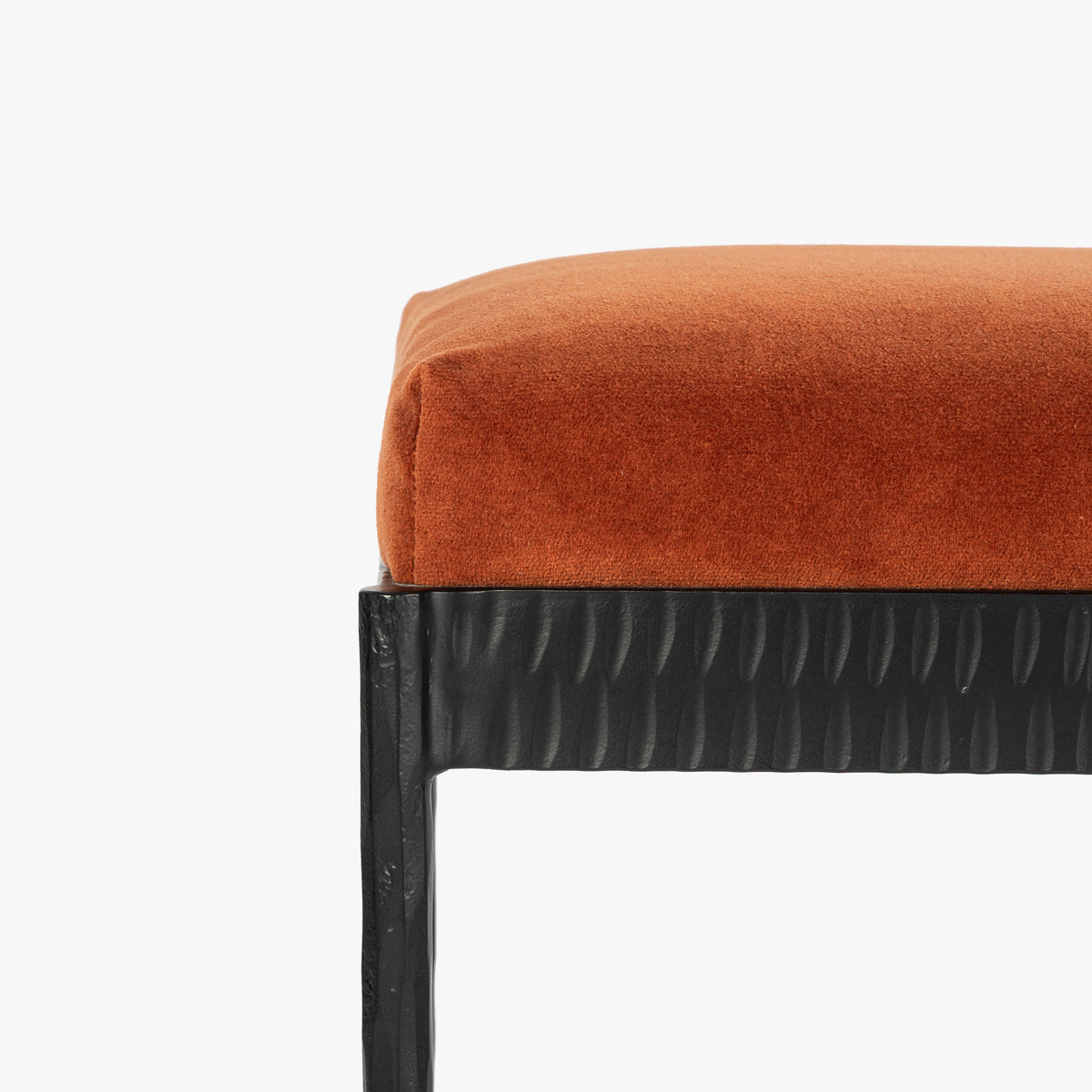Ferra Hammered Ottoman by Co.House Designs at Eve Furniture