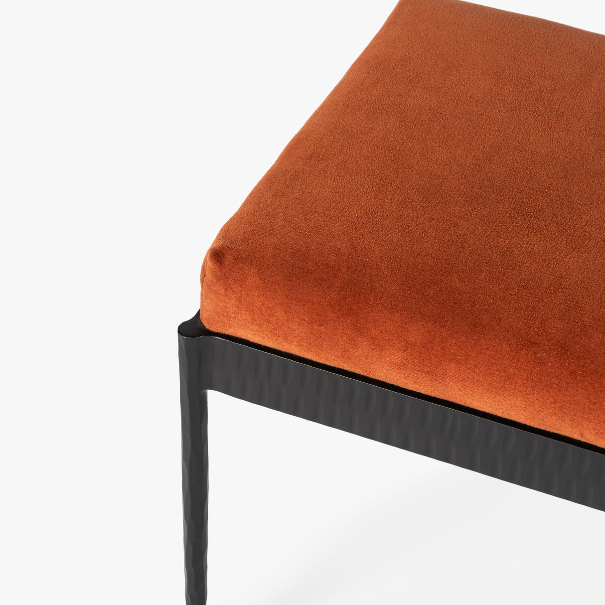 Ferra Hammered Ottoman by Co.House Designs at Eve Furniture