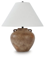 Ferrilby Antique Beige Table Lamp by Ashley at Eve Furniture