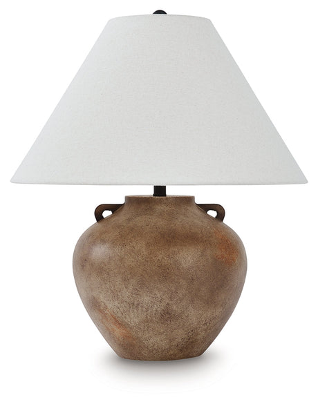 Ferrilby Antique Beige Table Lamp by Ashley at Eve Furniture