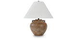 Ferrilby Antique Beige Table Lamp by Ashley at Eve Furniture