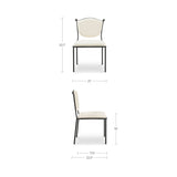 Ferris Cream Dining Chair by Moe's Home at Eve Furniture