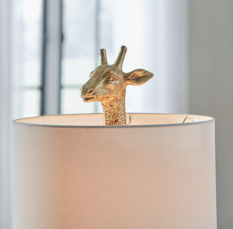 Ferrison Gold Finish Table Lamp by Ashley at Eve Furniture