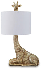 Ferrison Gold Finish Table Lamp by Ashley at Eve Furniture
