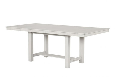 Ferrone Rustic White Oak 7-Piece Dining Table Set by Furniture of America at Eve Furniture