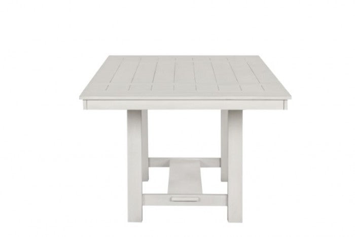 Ferrone Rustic White Oak 7-Piece Dining Table Set by Furniture of America at Eve Furniture
