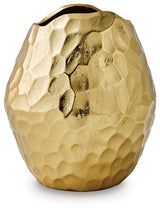 Ferryndale Gold Finish Vase by Ashley at Eve Furniture