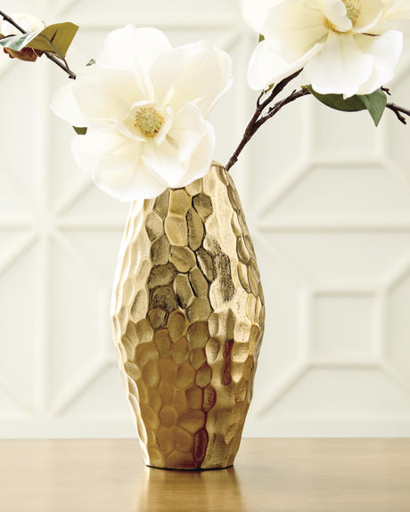 Ferryndale Gold Finish Vase by Ashley at Eve Furniture