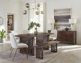 Fevano Four Door Two Drawer Solid Wood Sideboard in Smoked Brown by Modus Furniture at Eve Furniture