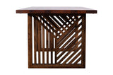 Fevano Solid Wood Rectangular Dining Table in Smoked Brown by Modus Furniture at Eve Furniture
