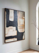 Feyville Black/Brown/Cream Wall Art by Ashley at Eve Furniture