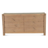 Flagstaff 72" Dresser in Natural Distressed Oak by Home Trends & Design at Eve Furniture