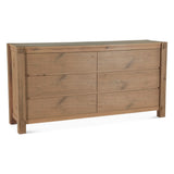 Flagstaff 72" Dresser in Natural Distressed Oak by Home Trends & Design at Eve Furniture