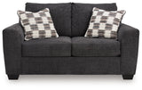 Loreo Ebony Sofa and Loveseat